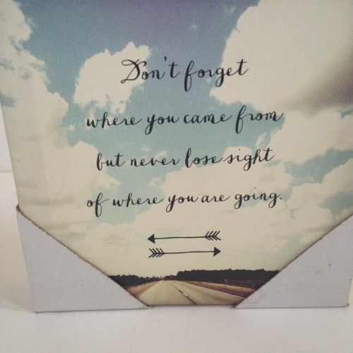 NEW Inspirational Quote Canvas Small Square Wall Decor Choose Dream Never Forget - Picture 10 of 16