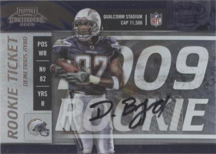 2009 Playoff Contenders Demetrius Byrd #161 - 1 of 2