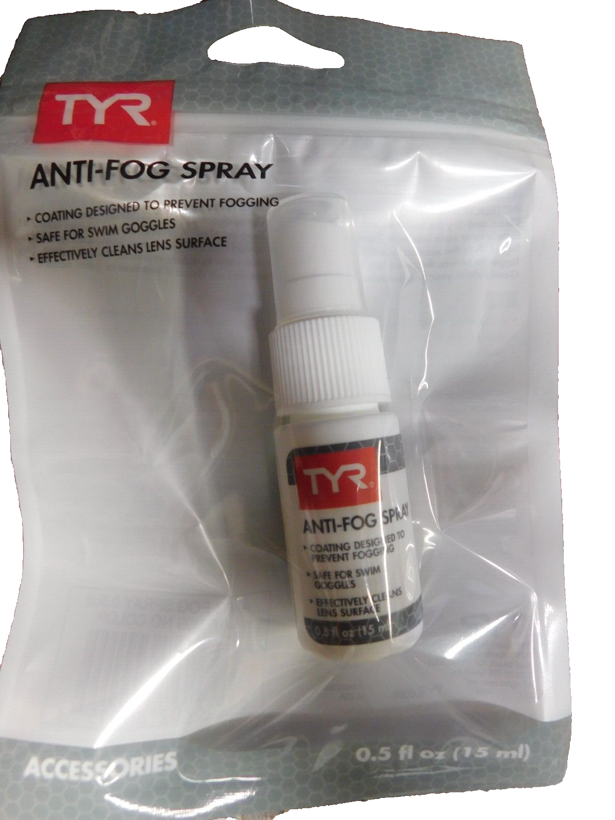 TYR Anti-Fog Spray for Swim Goggles 0.5 fl oz Prevents Fogging