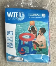 Water Sun & Fun Hoop & Ring Toss Set -Ages 3+  NEW