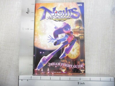 NIGHTS Journey of Dreams Guide Nintendo Wii Book 2007 Japan VJ72