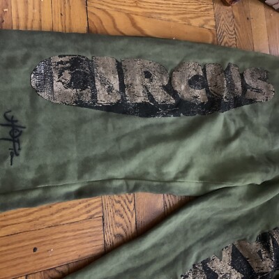 2023 Travis Scott Utopia Circus Maximus Tour Green Pants XL Rap