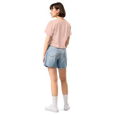 ''Enlightenment'' Women s crop top Funny New Age Psychology Ego Transpersonal