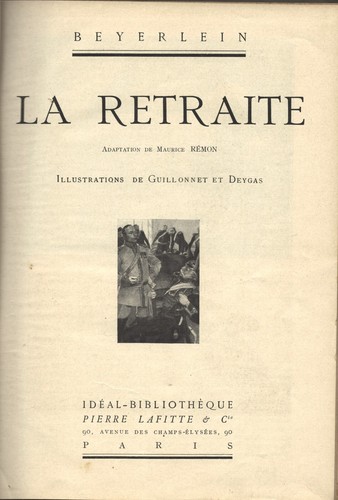 La RETRAITE de BEYERLEIN Illustration Guillonnet & Deygas Chez LAFITTE 1910 N°21 - Picture 4 of 12