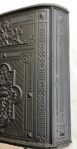 Antike Ofenplatte Gussofen Kaminplatte Etagenofen Gusseisen Gründerzeit - Bild 4 von 8