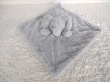 KOALA BABY Gray Elephant Security Blanket Thick Lovey Rattle Plush 15  Soft
