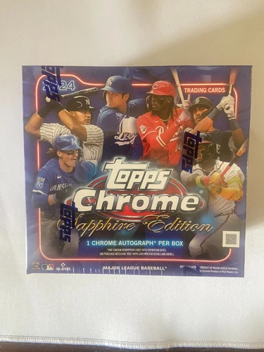 2024 Topps Chrome Sapphire Edition Box Sealed Unopened