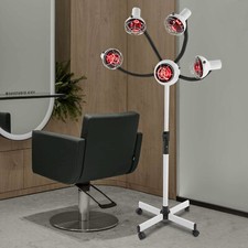 5 Head Salon Infrared Heat Lamp, Adjusting Height Styling Perming Dryer 750W