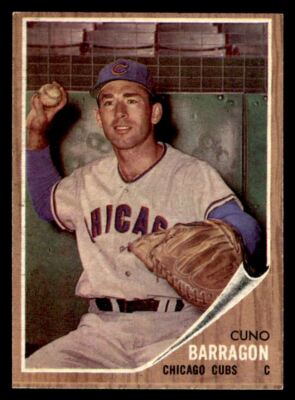 1962 Topps #66 Cuno Barragon EX/MT JRI1