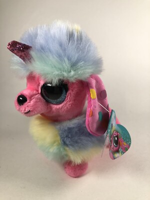 Zuru Coco Surprise Noodle Plush Poodle 6  With Tags Colorful Rainbow Stuffed Toy