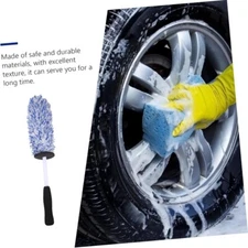 Car Wheel Brush Rims Tire Seat Engine Wash Cleaning Kit Auto Detailing Tool 17"
