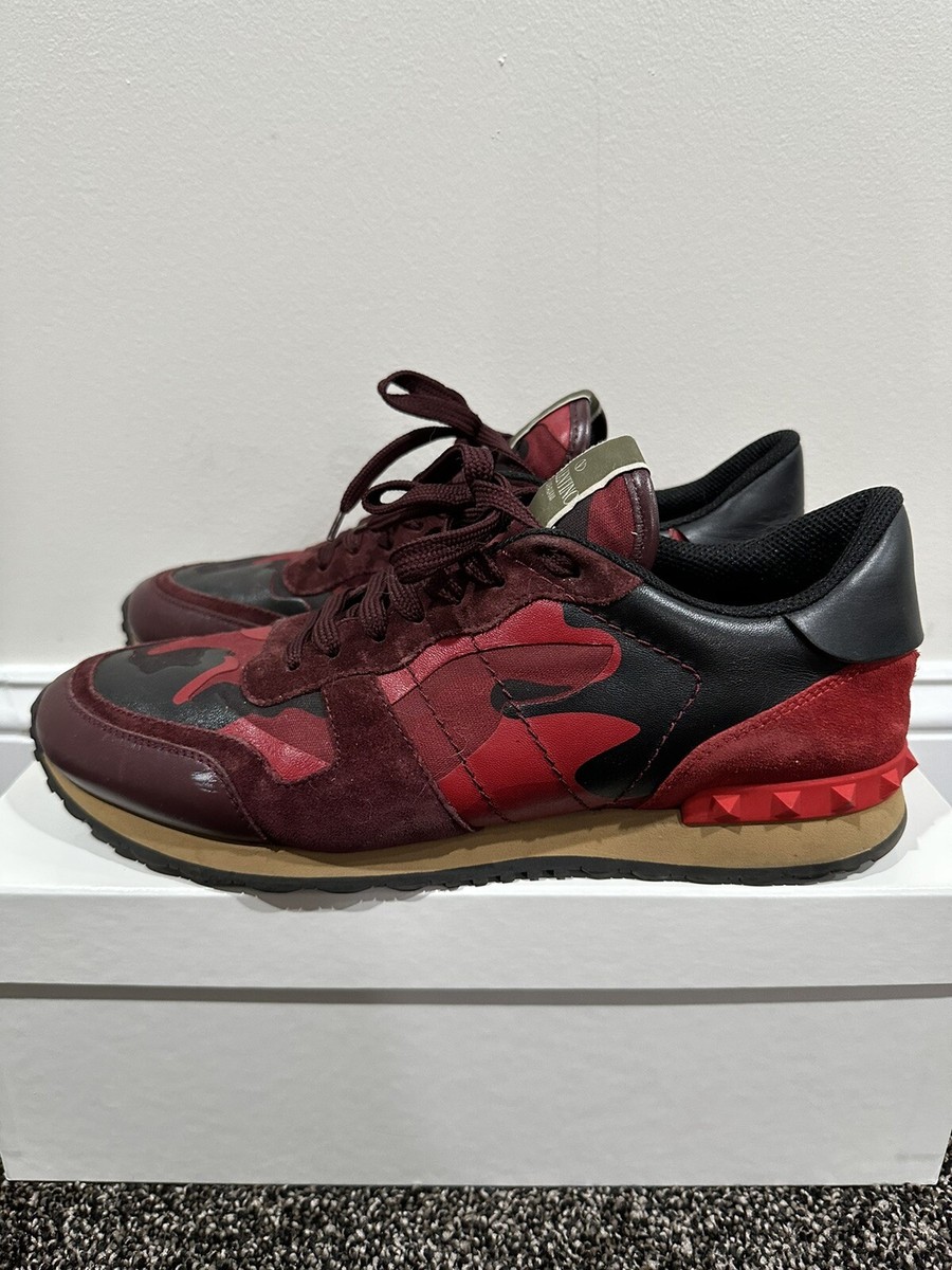 Valentino Garavani Red Camo Rockerunner Sneakers | eBay