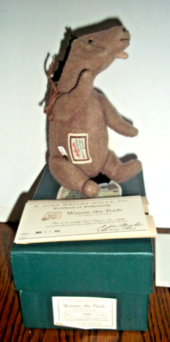 Limited Ed NEW in Box R. J. WRIGHT Pocket EEYORE #380/3500 AUTOGRAPHED & COA - Picture 3 of 8