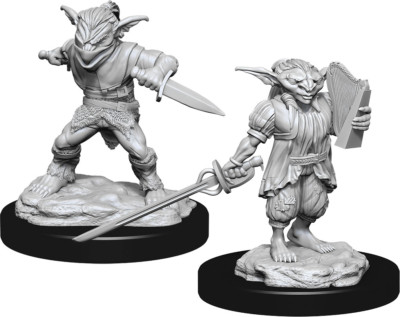 GOBLIN MALE ROGUE & FEMALE BARD D&D Nolzur's Marvelous Minis Wizkids WZK90309