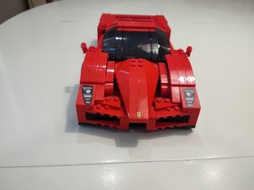 LEGO Racers: Enzo Ferrari 1:17 (8652) - Complete, All Pieces + Stickers Attached