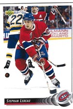 1992-93 Upper Deck - Stephan Lebeau #213 Montreal Canadiens