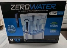 ZeroWater 52-Cup Ready-Read 5-Stage Water Filter Pitcher Dispenser With 5-Stage