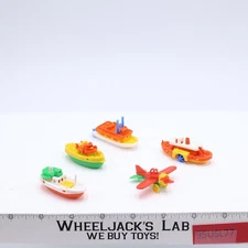 Lot of 5 Airplane /Boats Bruder Curtis W. Germany Micro Mini Vehicles