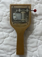 Creative Playthings Hand Crank Music Box Toy Made in USA Wood