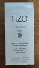 TIZO Ultra Zinc Tinted SPF 40 Mineral Sunscreen - 3.5fl. oz