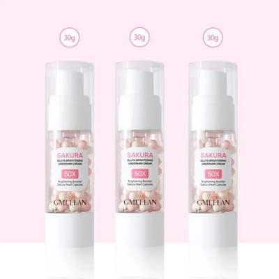 3 x 30g GMEELAN Sakura Gluta Brightening 50x Booster Achsel Achsel EXP: 2027