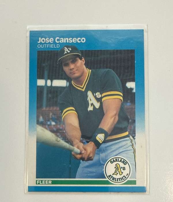 1987 Fleer - Glossy #389 Jose Canseco Excellent