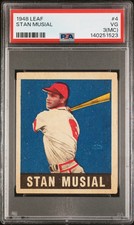 1948 Leaf Stan Musial #4 PSA 3 MC