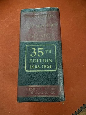 Handbook of Chemistry Physics 35th Ed (1953-1954)