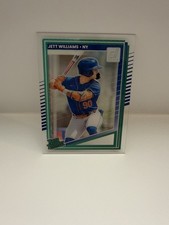 2025 Donruss Baseball Jett Williams CLEARLY RATED PROSPECT New York Mets #167