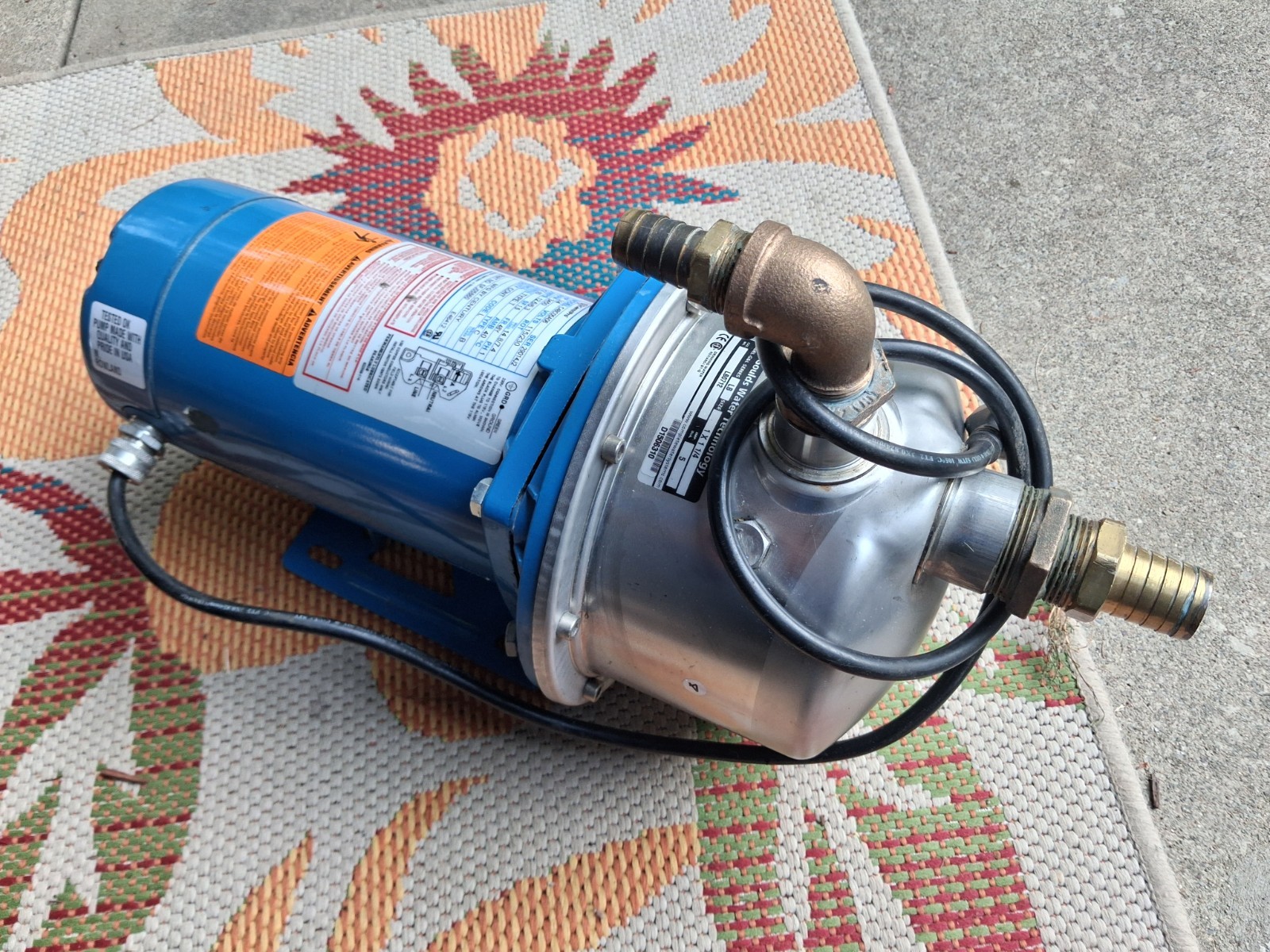Goulds LB0712 Booster Pump 115v to 220v
