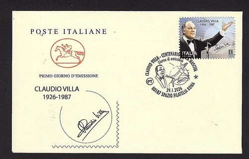 Italy 2026: Claudio Villa - FDC "Cavallino" / 1st day of issue