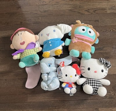 Plush Toy Hello Kity Dumbo Ty Etc Lot Of 6