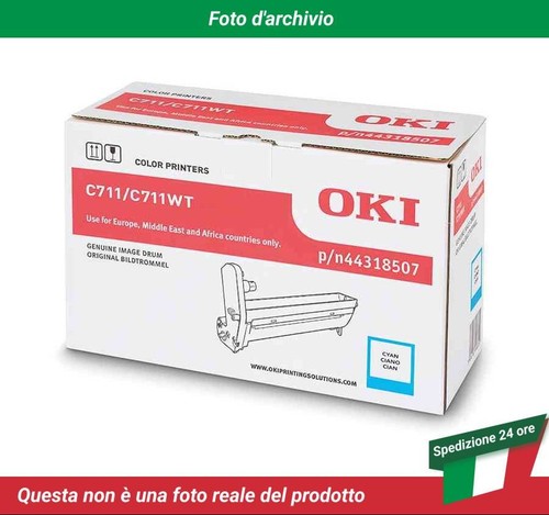 44318507 Oki C711dn Tamburo di stampa Ciano