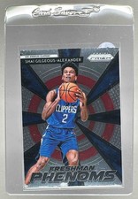 Shai Gilgeous-Alexander 2018 Panini Prizm #15 Freshman Phenoms Rookie RC (A)