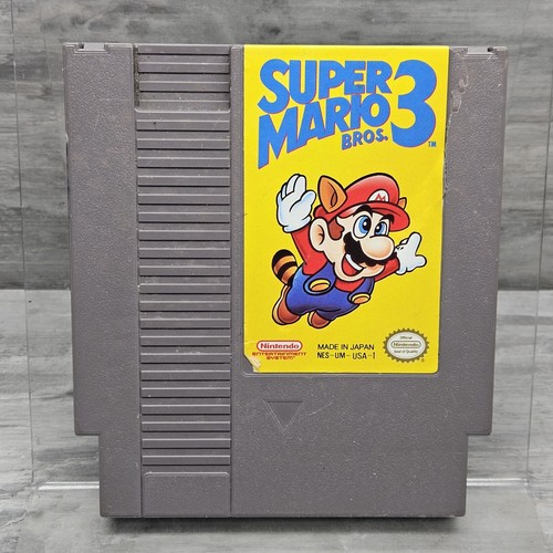 NES Super Mario Bros 3 Nintendo Entertainment System NES 1985 Works CASE DAMAGED - Picture 7 of 8