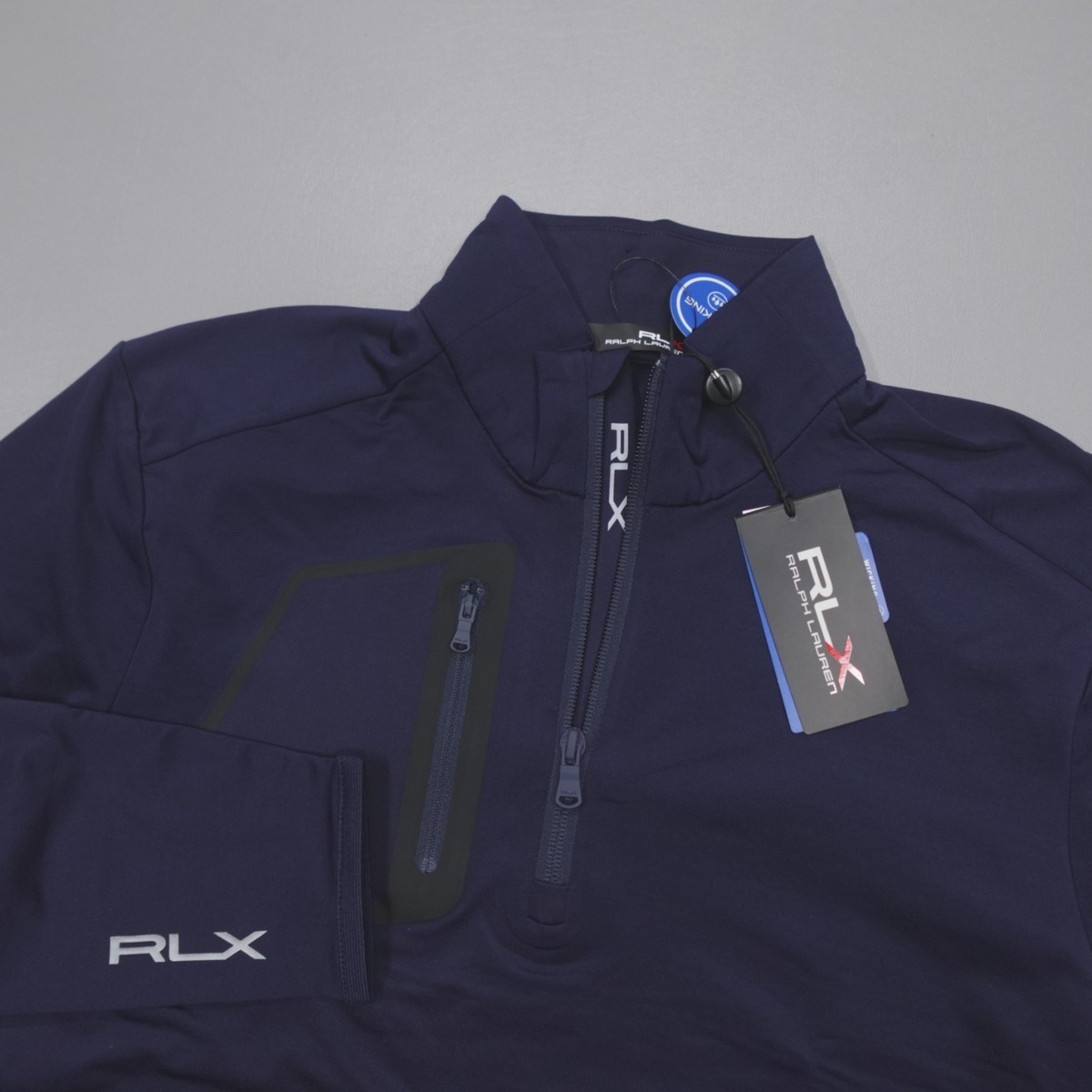Ralph Lauren RLX Golf 1/4 Zip Pullover Dark Navy Stretch Wicking