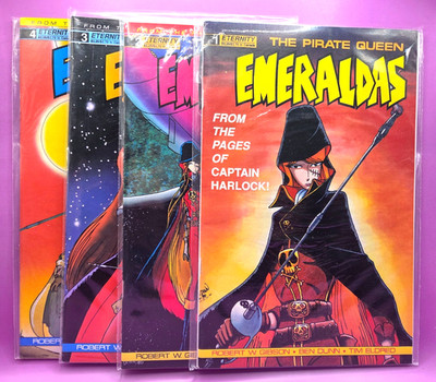 THE PIRATE QUEEN EMERALDAS   #1 2 3 4    FINE/VF    1990   B&B  COMBINE SHIPPING