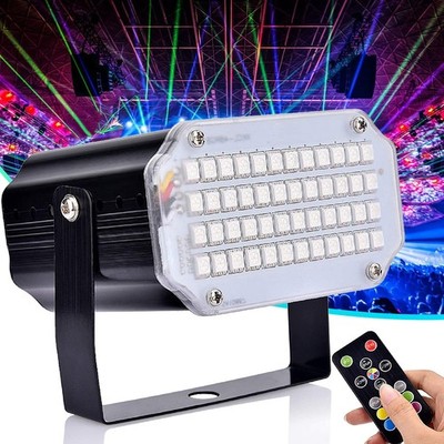 Disco Strobe Licht LED Partyleucht Stroboskop Lichteffekt DJ-Licht RGB Tischlamp