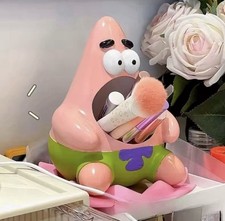 NEW SPONGEBOB SQUAREPANTS PATRICK STATIONERY BRUSH ACCESSORY HOLDER DESK TIDY UK