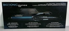 BIO IONIC GRAPHENE MX 1.25" Long Barrel Curling Iron + Detangling Paddle Brush
