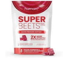 Humann SuperBeets Heart Chews Beet Root Grape...