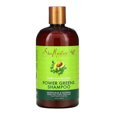 Shea Moisture, Moringa Avocado Power Greens Shampoo, 13 Oz., Pack of 3