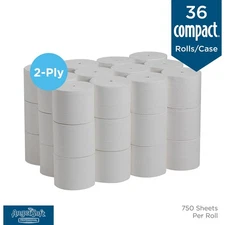 Angel Soft Professional Series Compact Embossed Coreless 2-Ply Toilet Paper USA