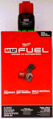 NEW Milwaukee FUEL 2522-20 M12 Compact 3'' Cut Off Tool Saw, (1) 1.5 AH Battery