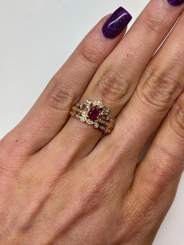 14k Rose Gold Ruby Ring