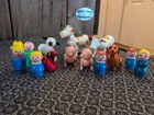 Vintage Fisher Price 13 Pc. Lot Little People & Farm Animals