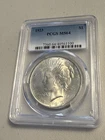 1923 Silver Peace Dollar $1 PCGS MS 64