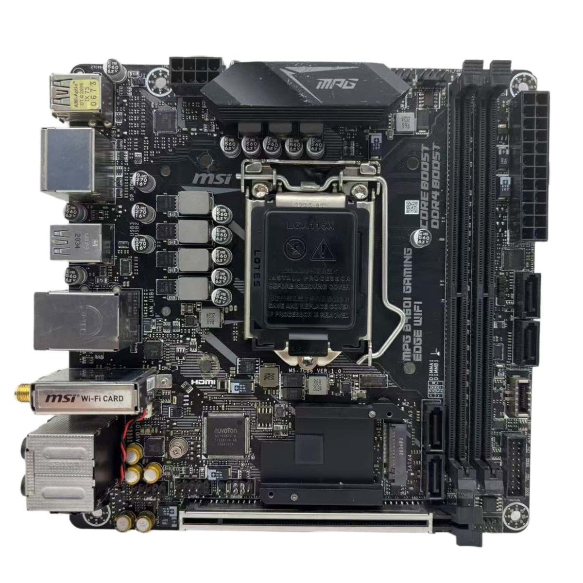 Asus Asrock B460i ASRock B460 Phantom Gaming LGA 1200 ATX Intel