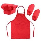 Kids Baking Sets Play Kitchen Accessories Adjustable Children Apron