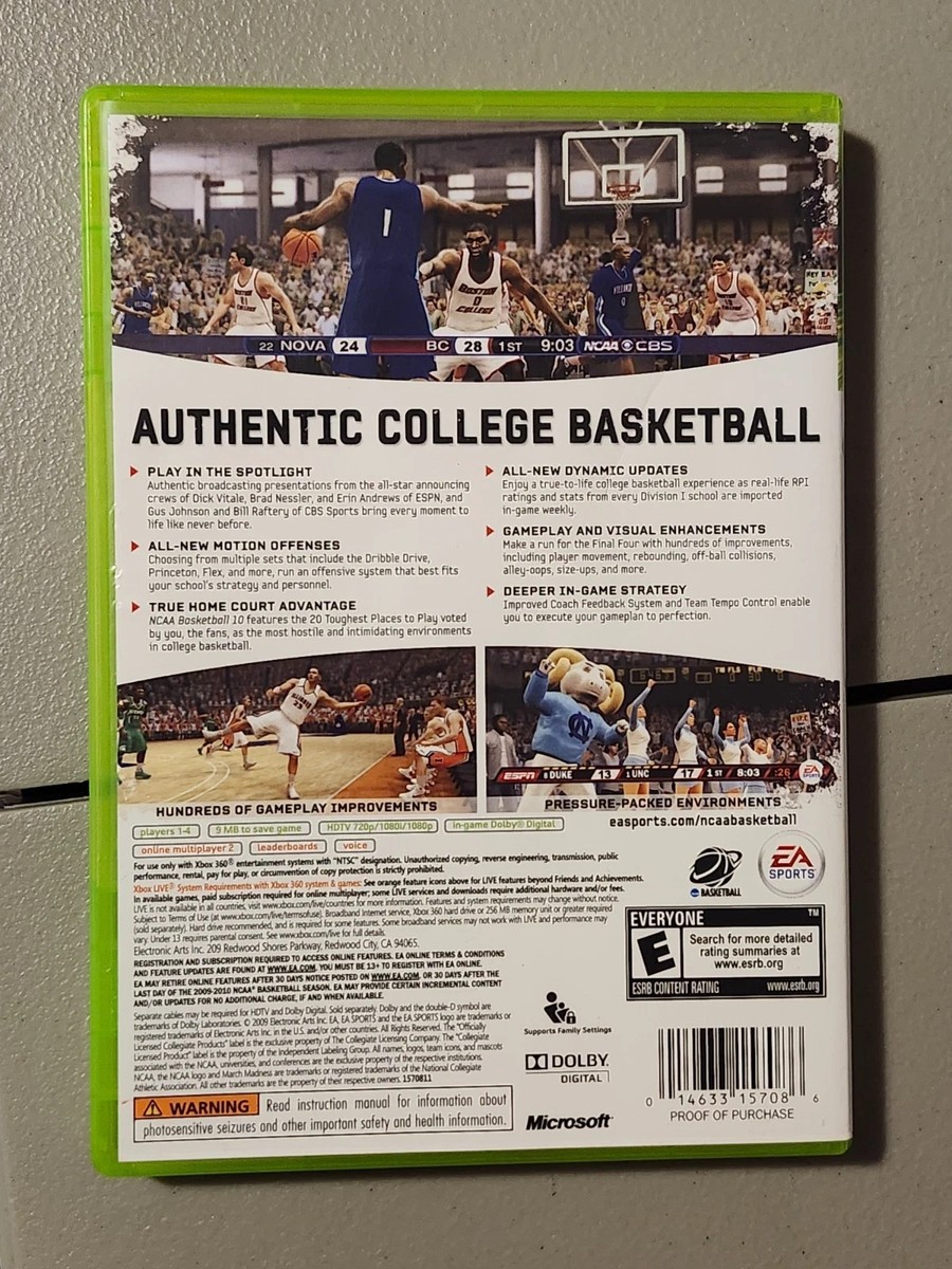 Deals Ncaa Basketball 10 Xbox 360 For Sale Deals Ncaa Ncaa